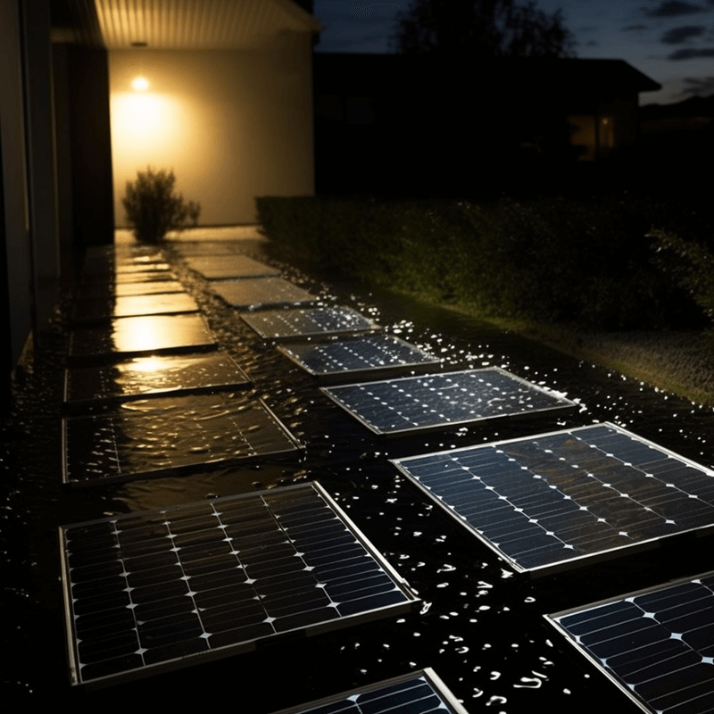 ¿Los paneles solares agotan las baterías por la noche?